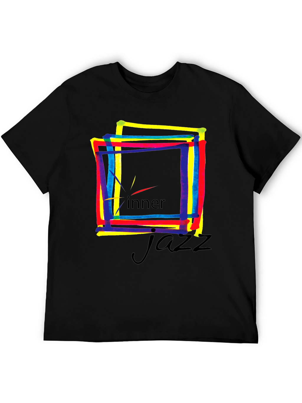Inner Jazz Graphic T-Shirt - Black