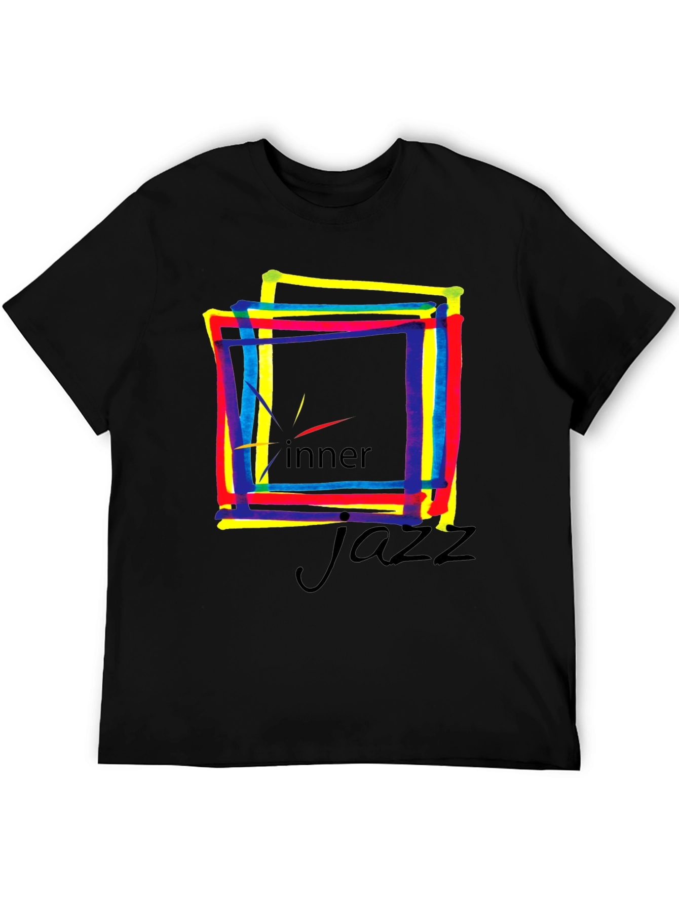 Inner Jazz Graphic T-Shirt - Black
