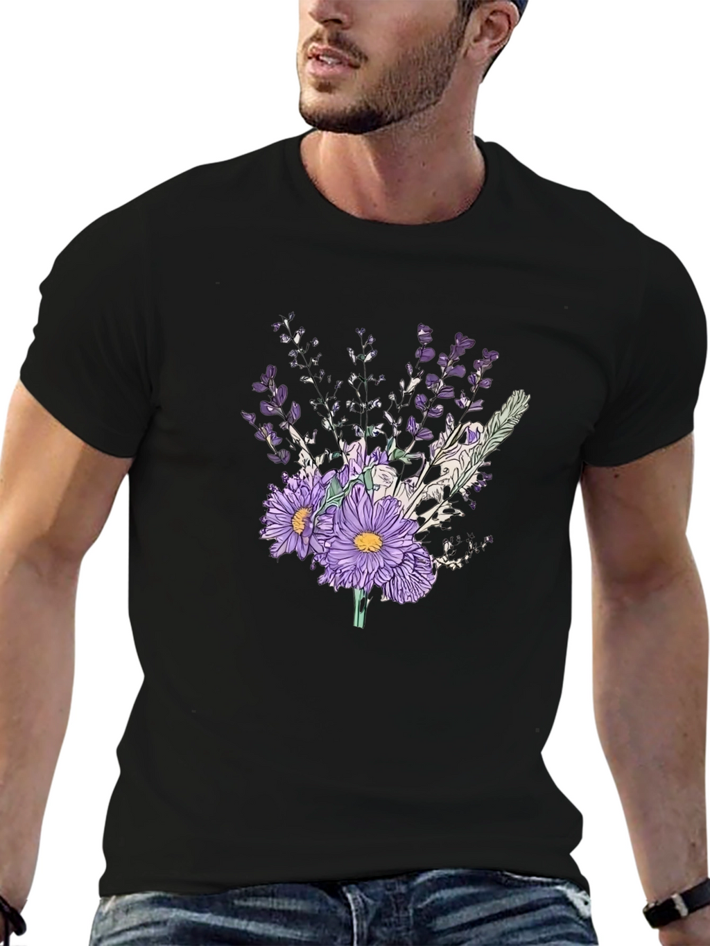 Floral Bouquet Graphic T-Shirt