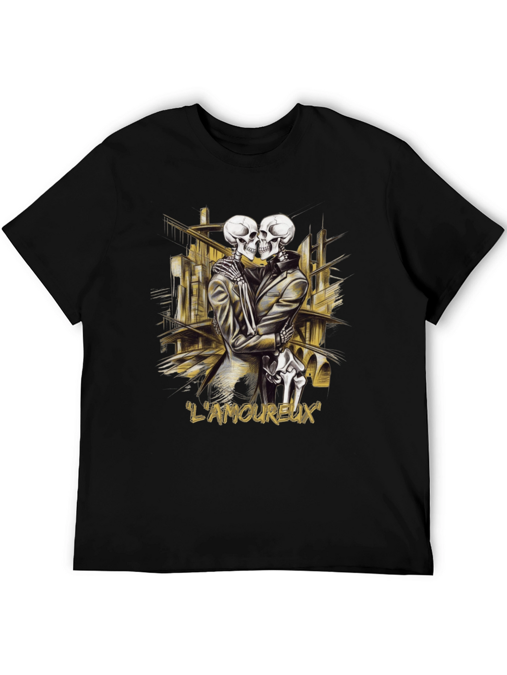 LAmoureux Skeleton Graphic T-Shirt