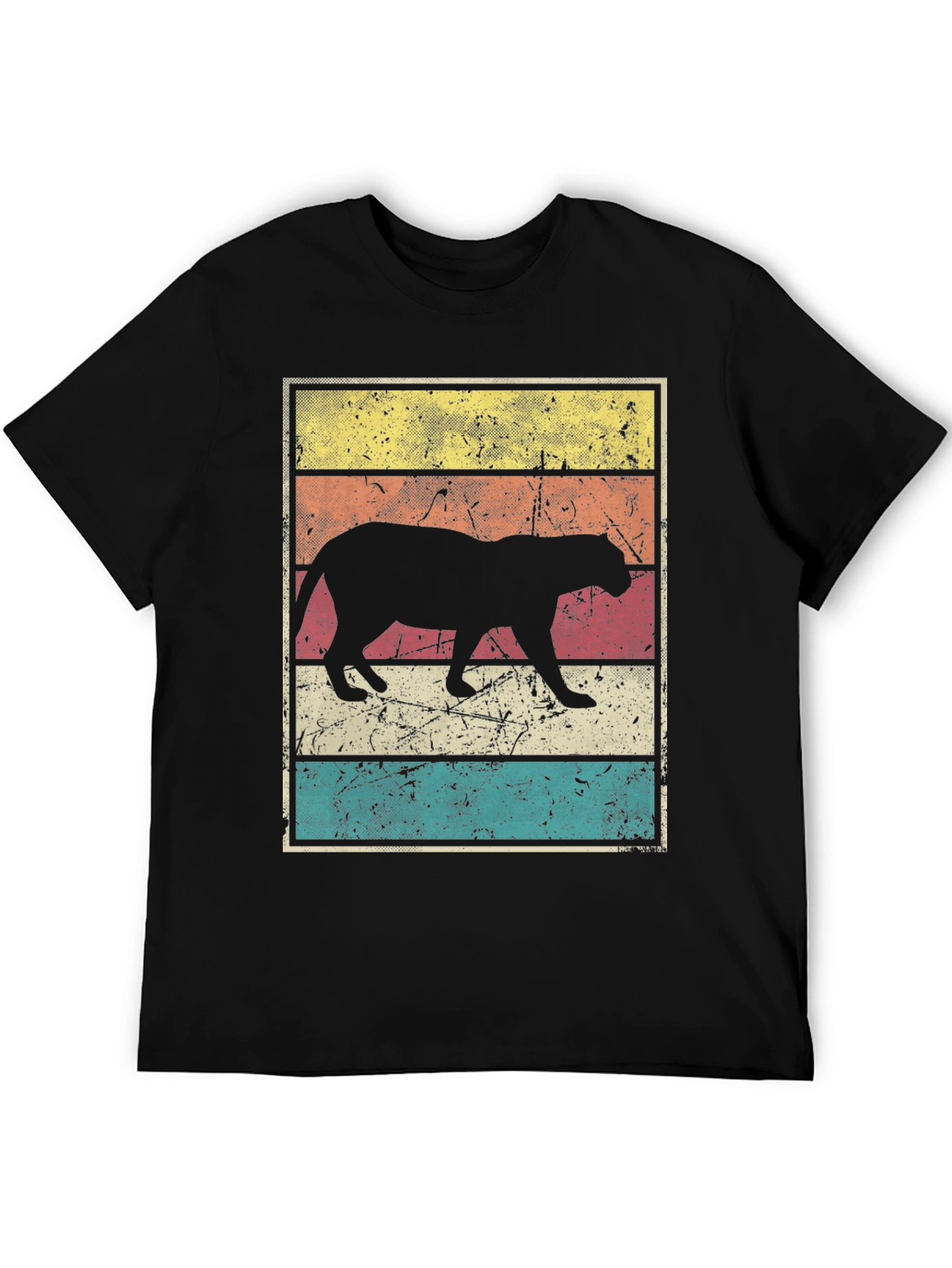 Retro Cougar T-Shirt Vintage Animal Tee