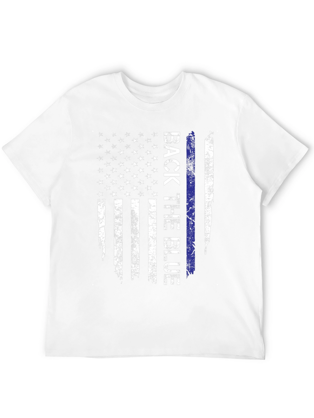 Back the Blue American Flag T-Shirt