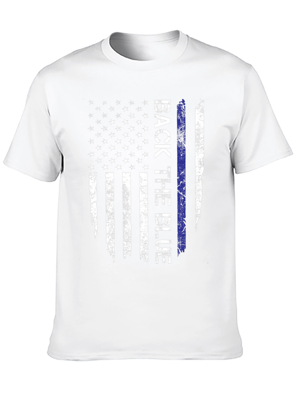 Back the Blue American Flag T-Shirt