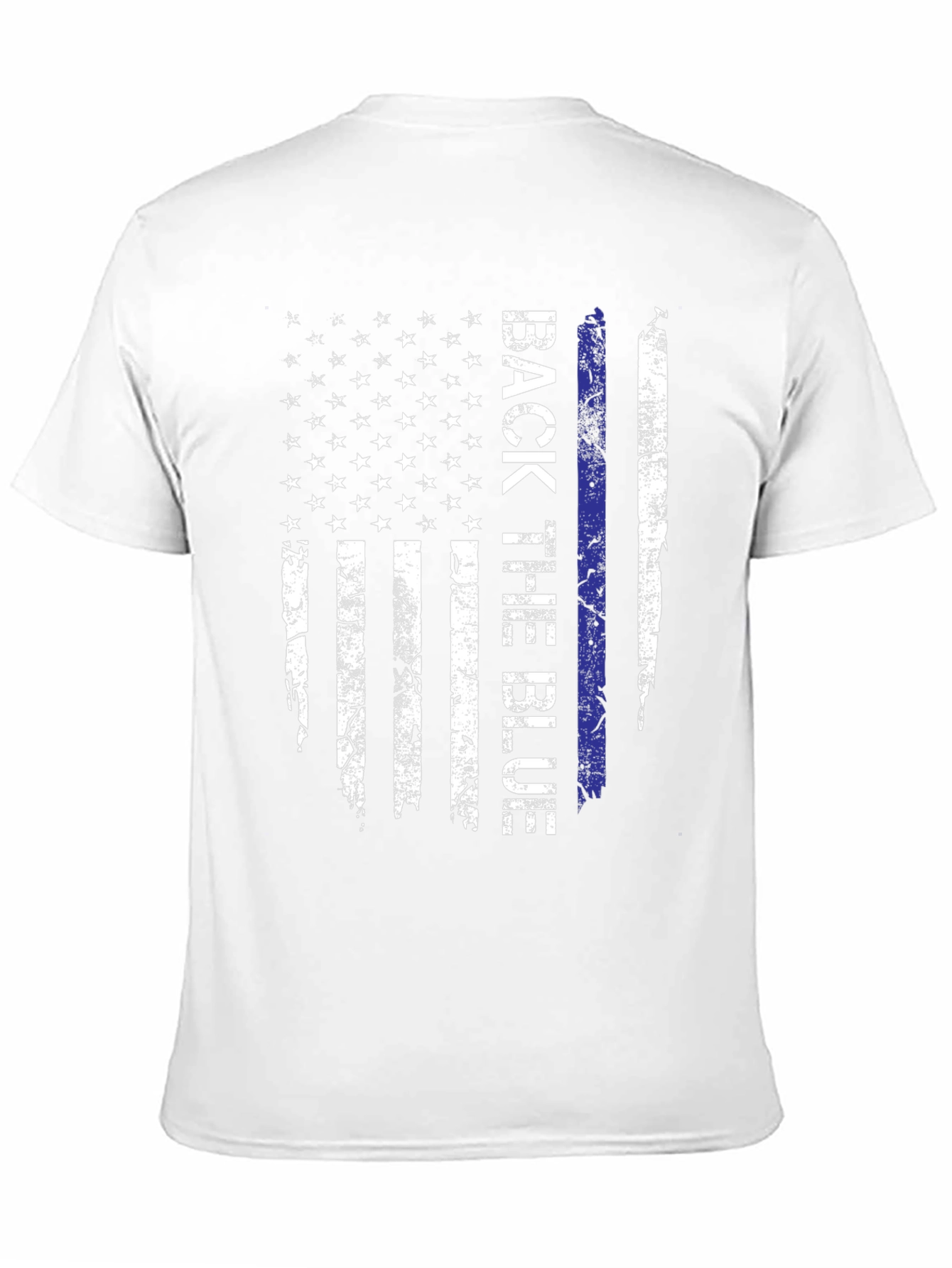 Back the Blue American Flag T-Shirt
