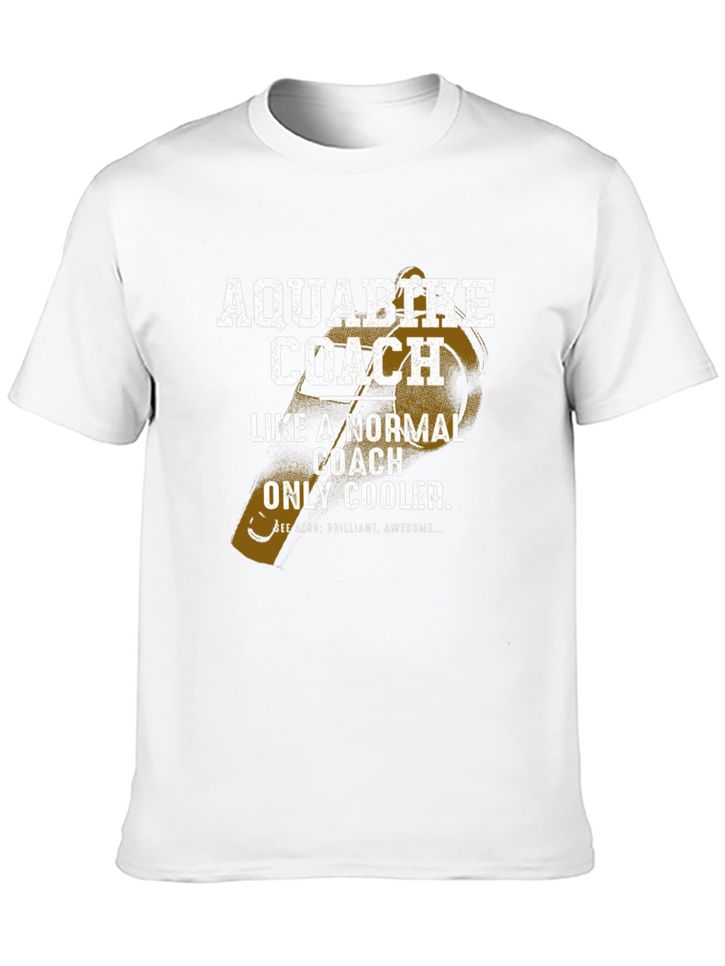 Aquabike Coach T-Shirt - Cool Coach Gift