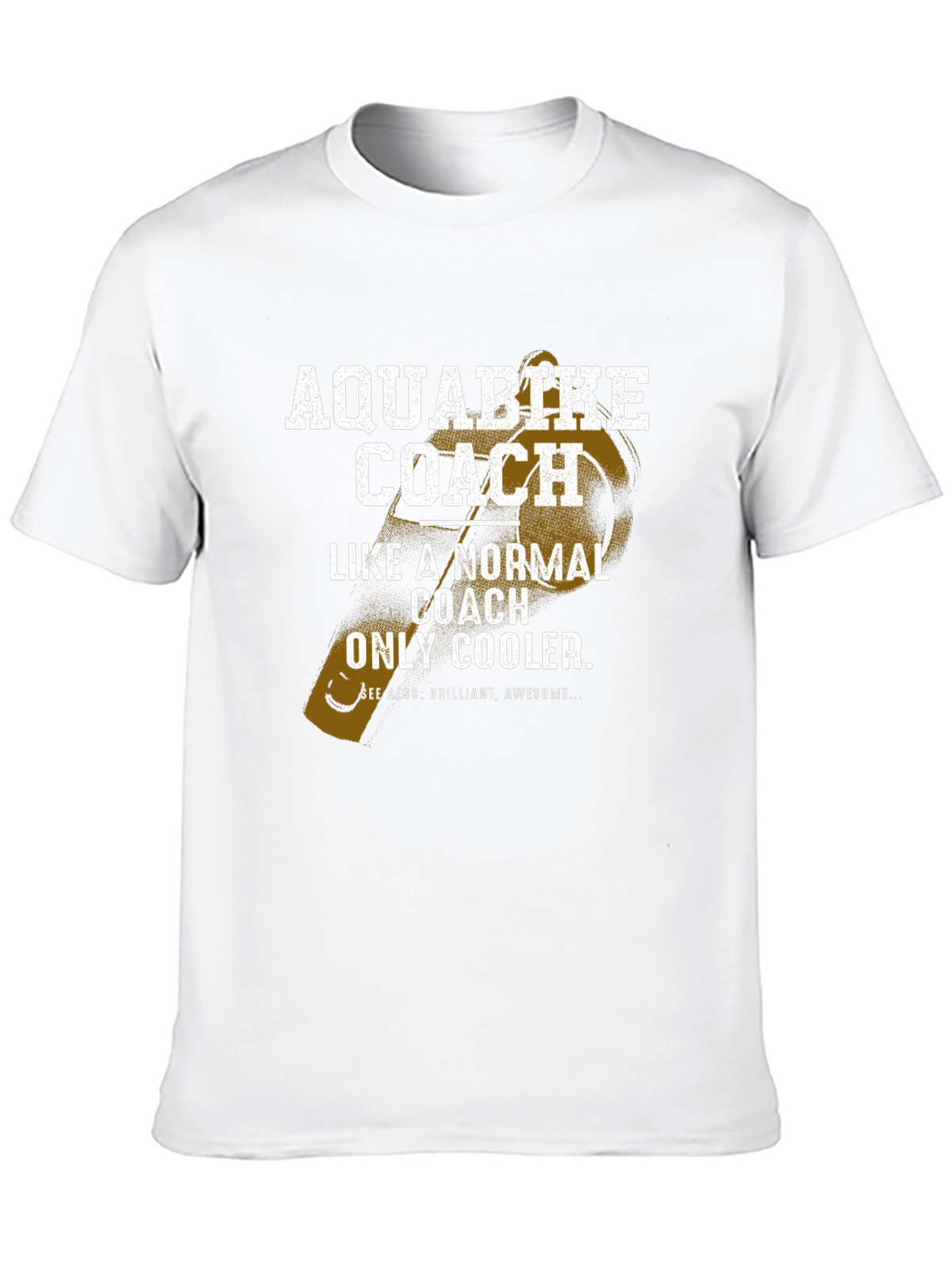 Aquabike Coach T-Shirt - Cool Coach Gift