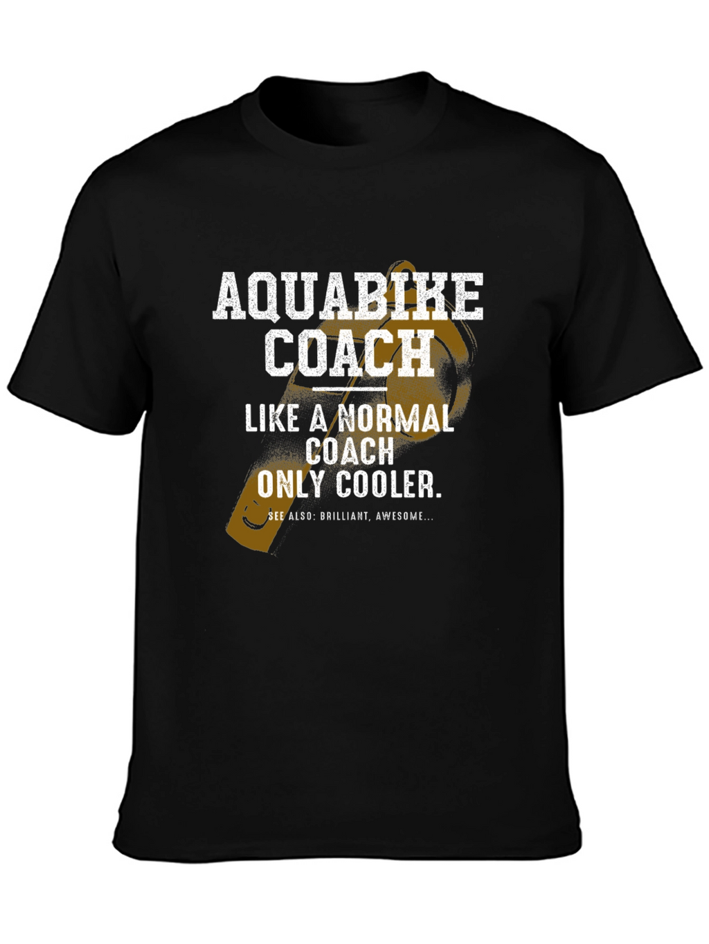 Aquabike Coach T-Shirt - Cool Coach Gift