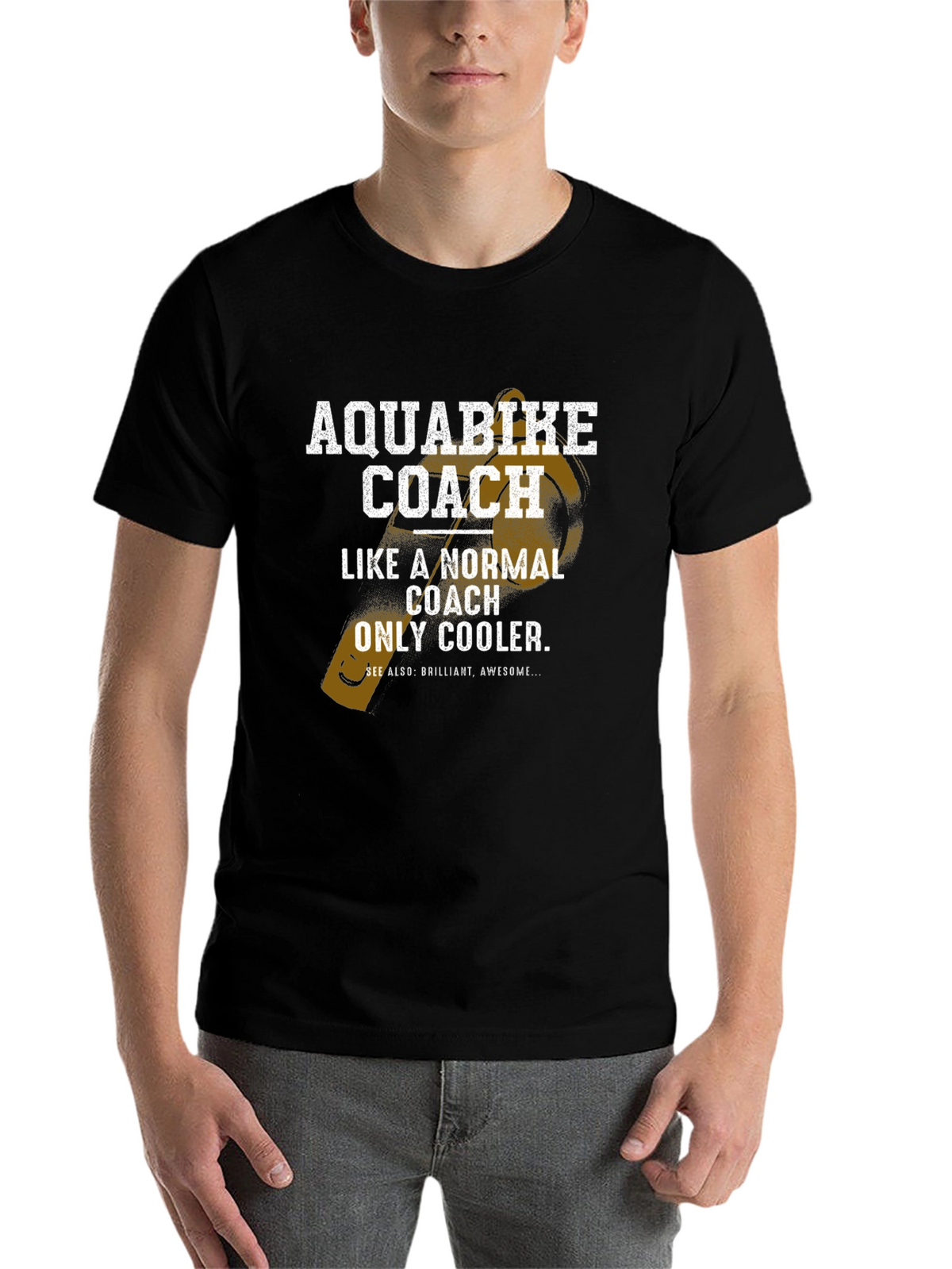 Aquabike Coach T-Shirt - Cool Coach Gift