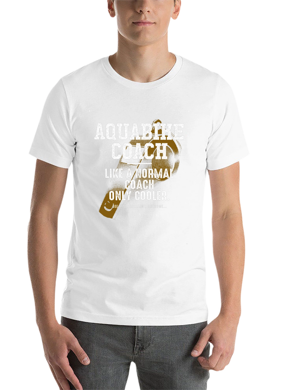 Aquabike Coach T-Shirt - Cool Coach Gift