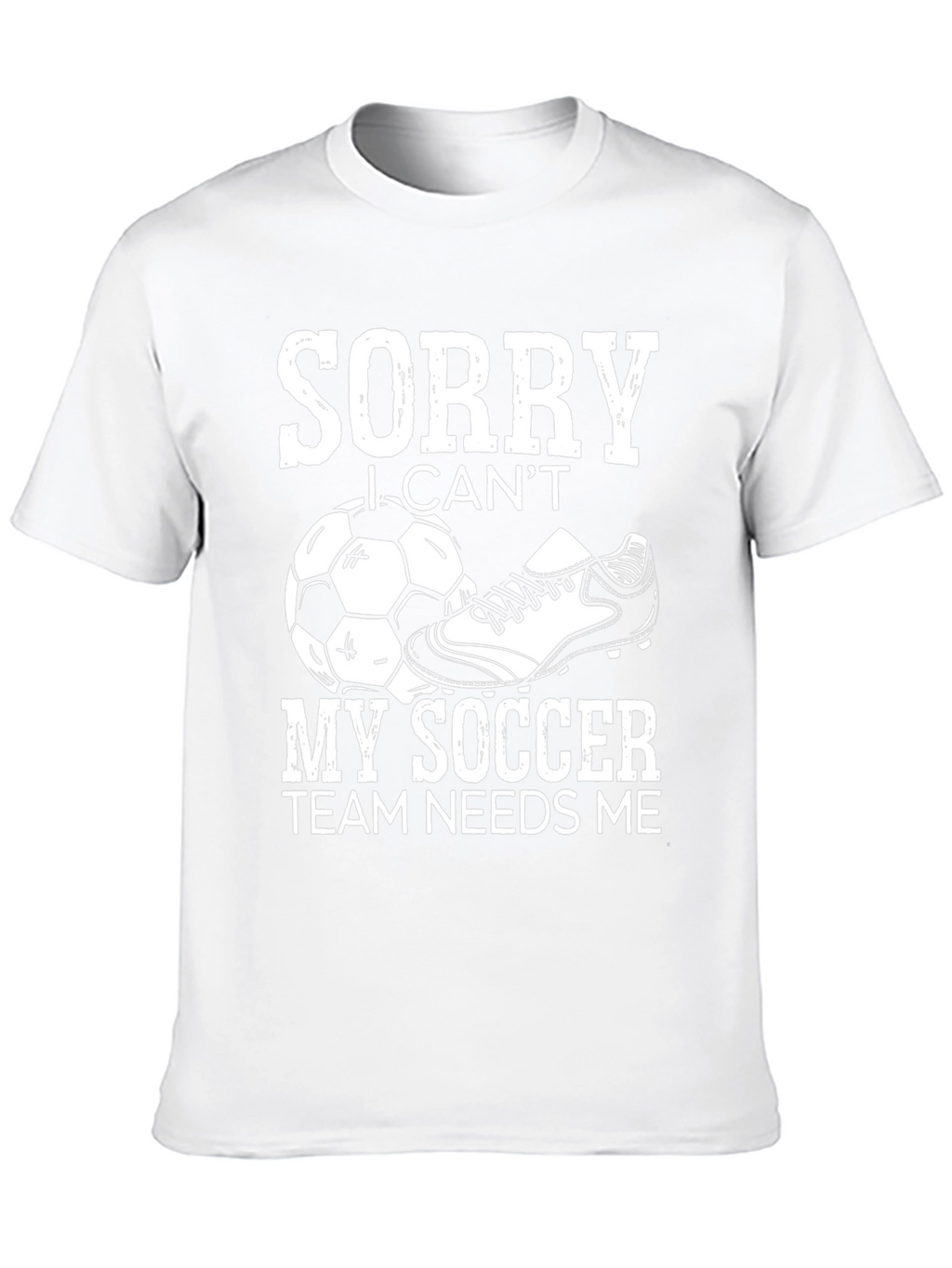 Sorry I Cant Soccer Graphic Tee