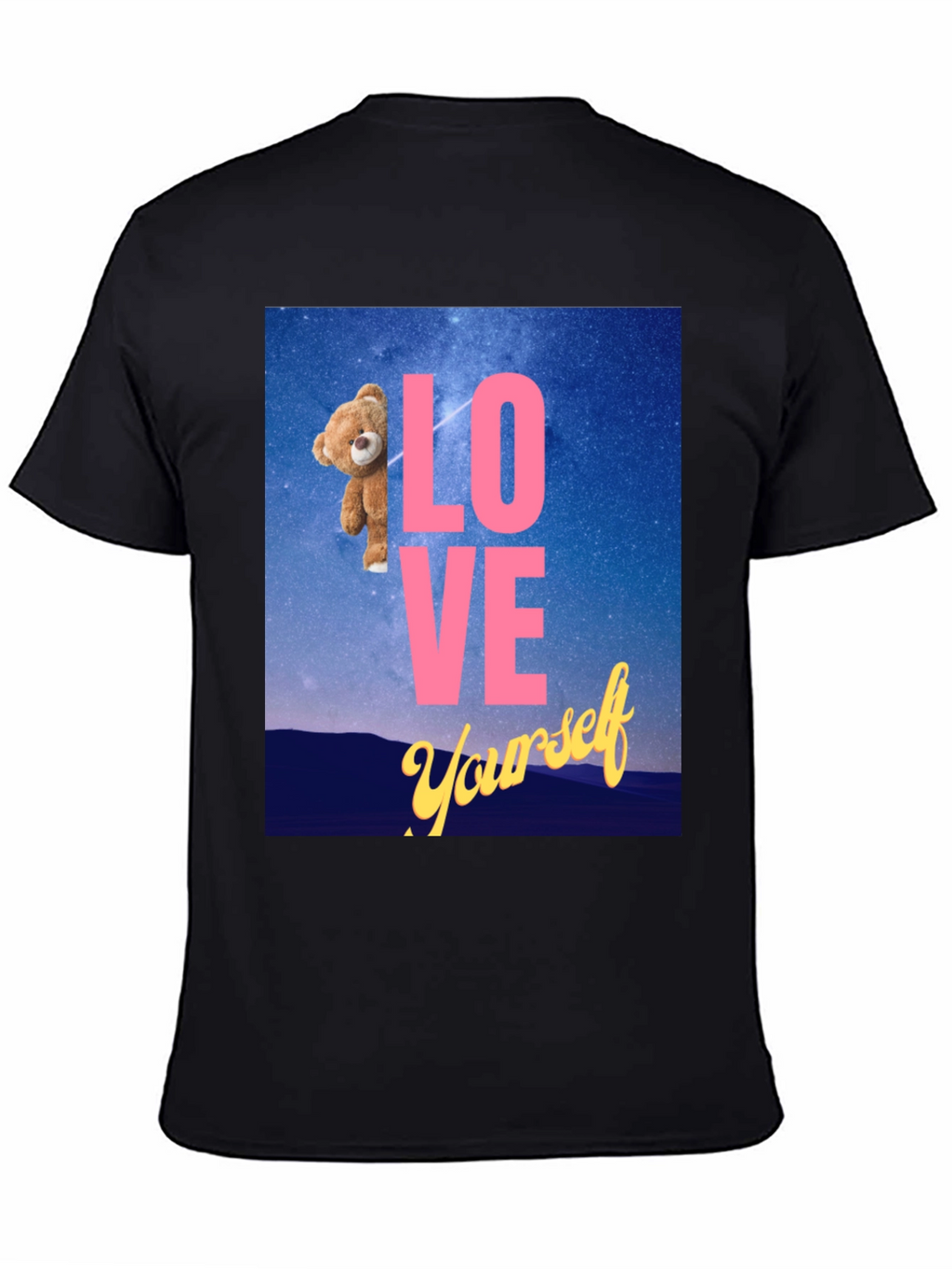 Love Yourself Teddy Bear Graphic Tee