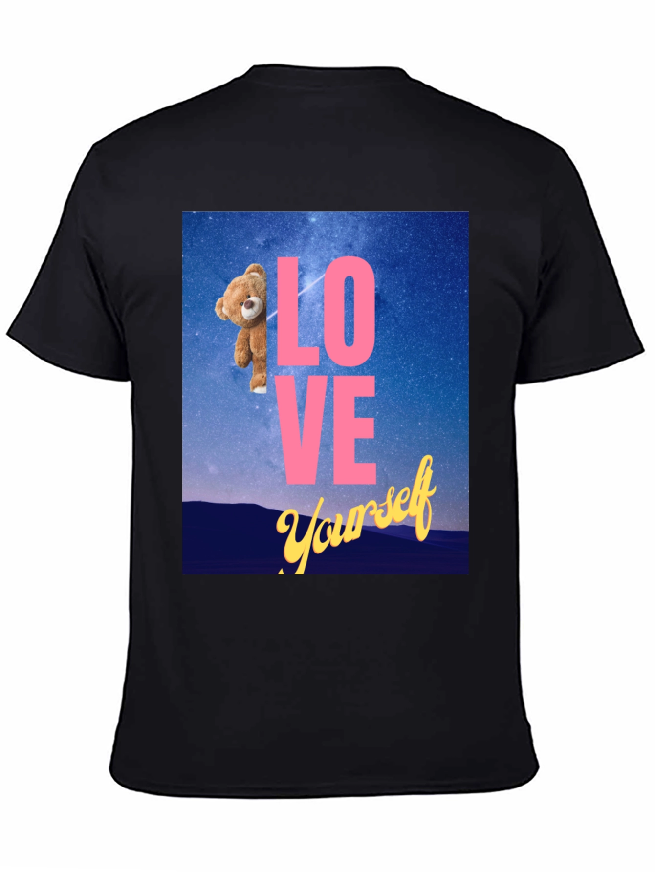 Love Yourself Teddy Bear Graphic Tee