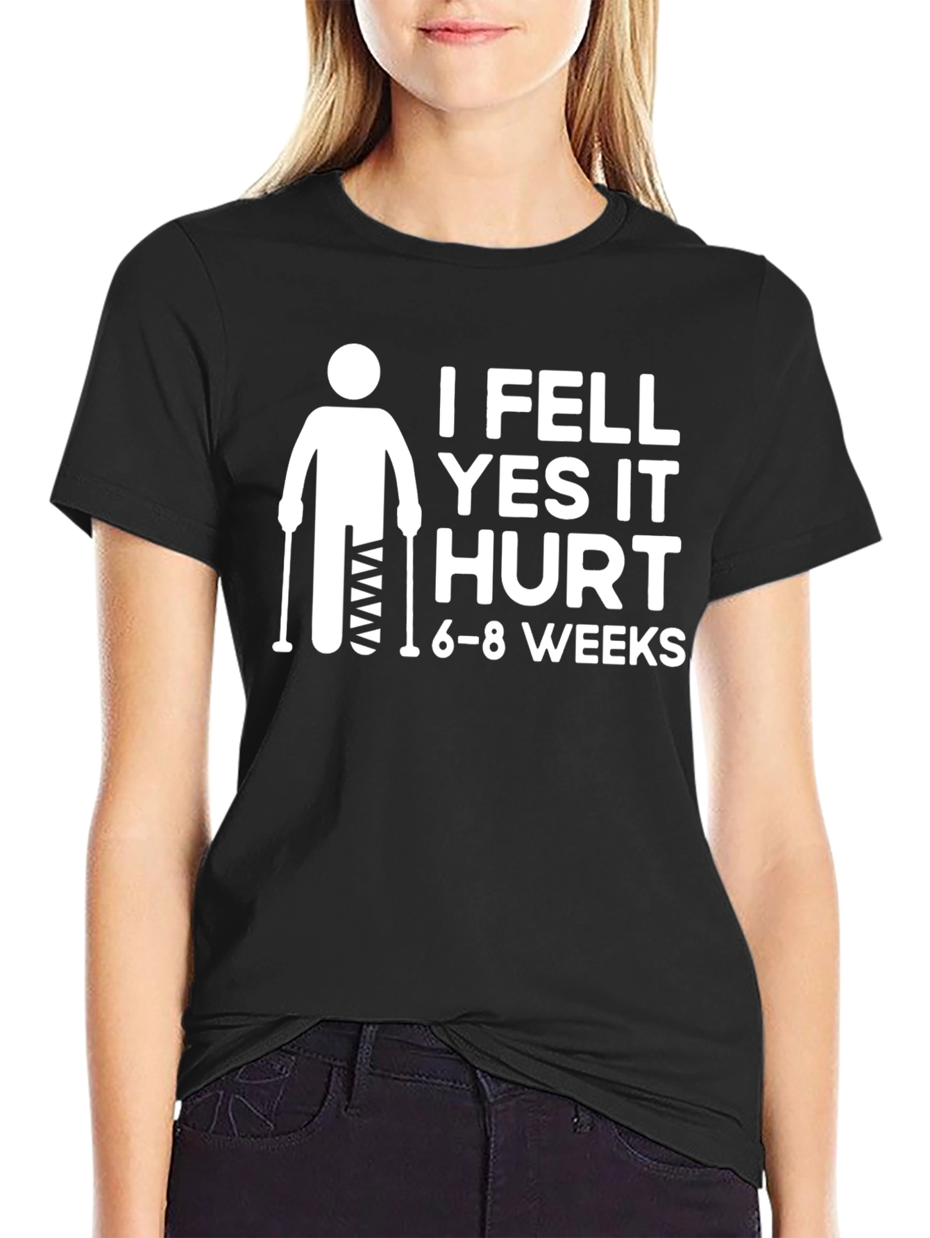 I Fell Yes It Hurt T-Shirt