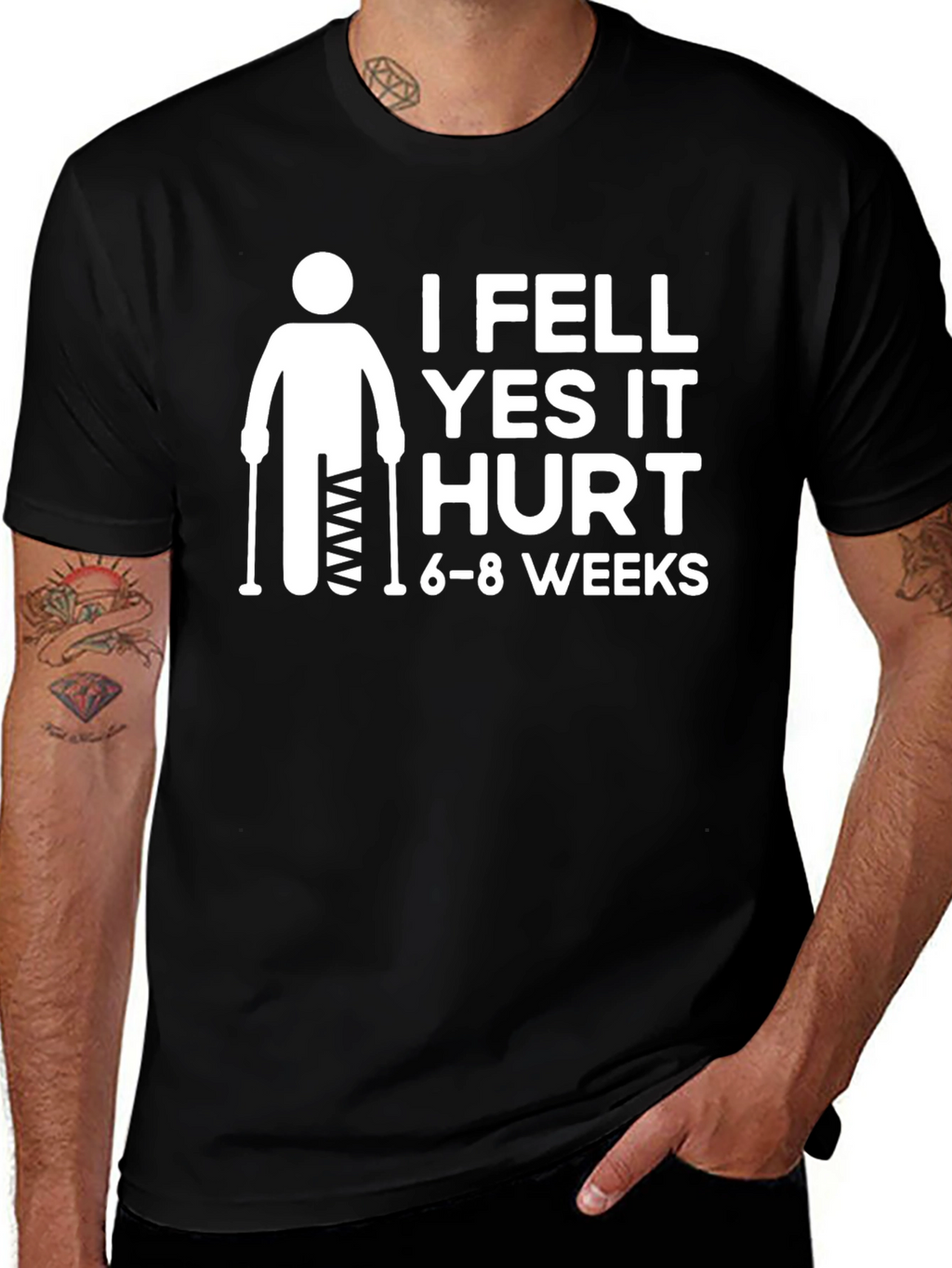 I Fell Yes It Hurt T-Shirt