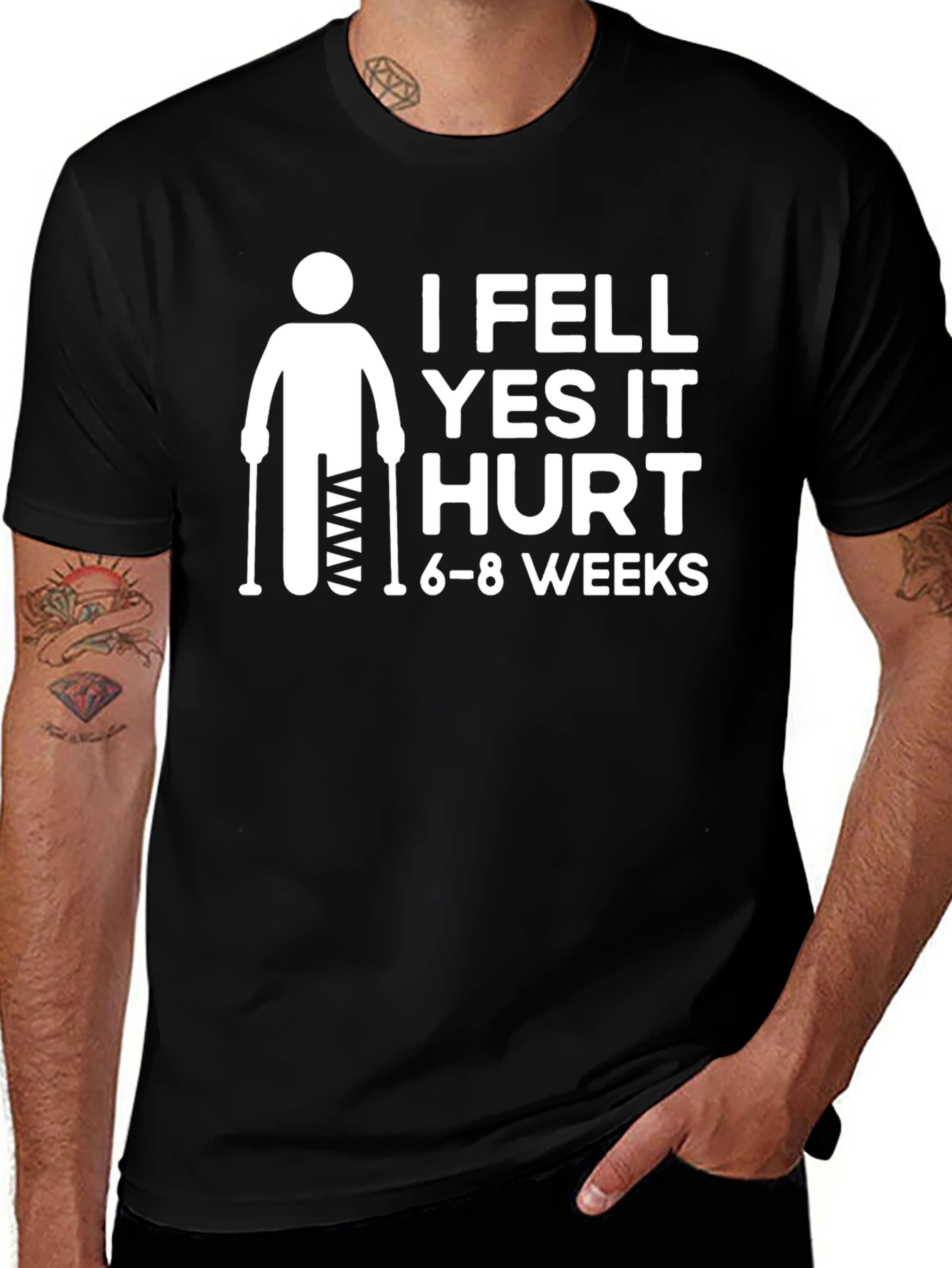 I Fell Yes It Hurt T-Shirt