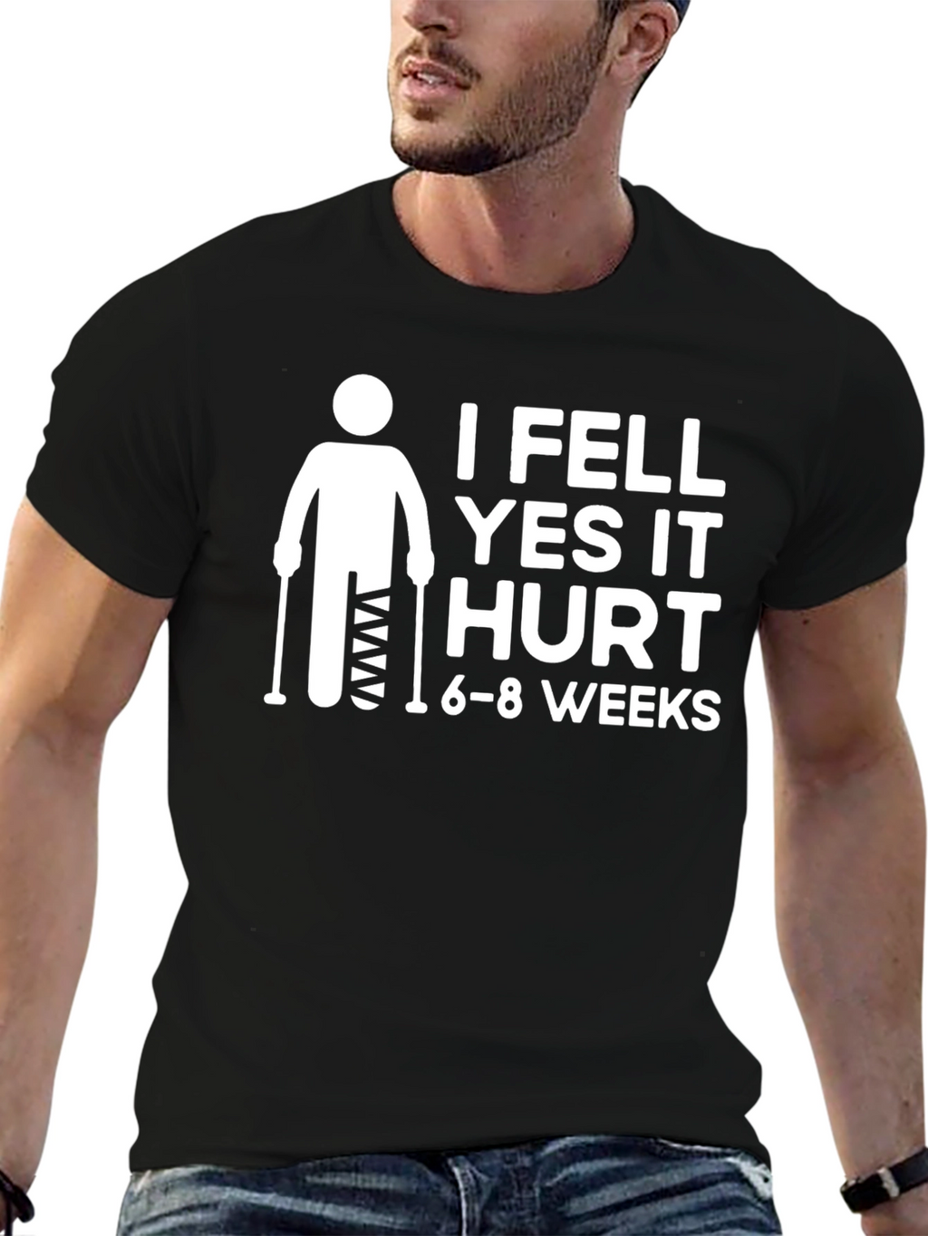 I Fell Yes It Hurt T-Shirt