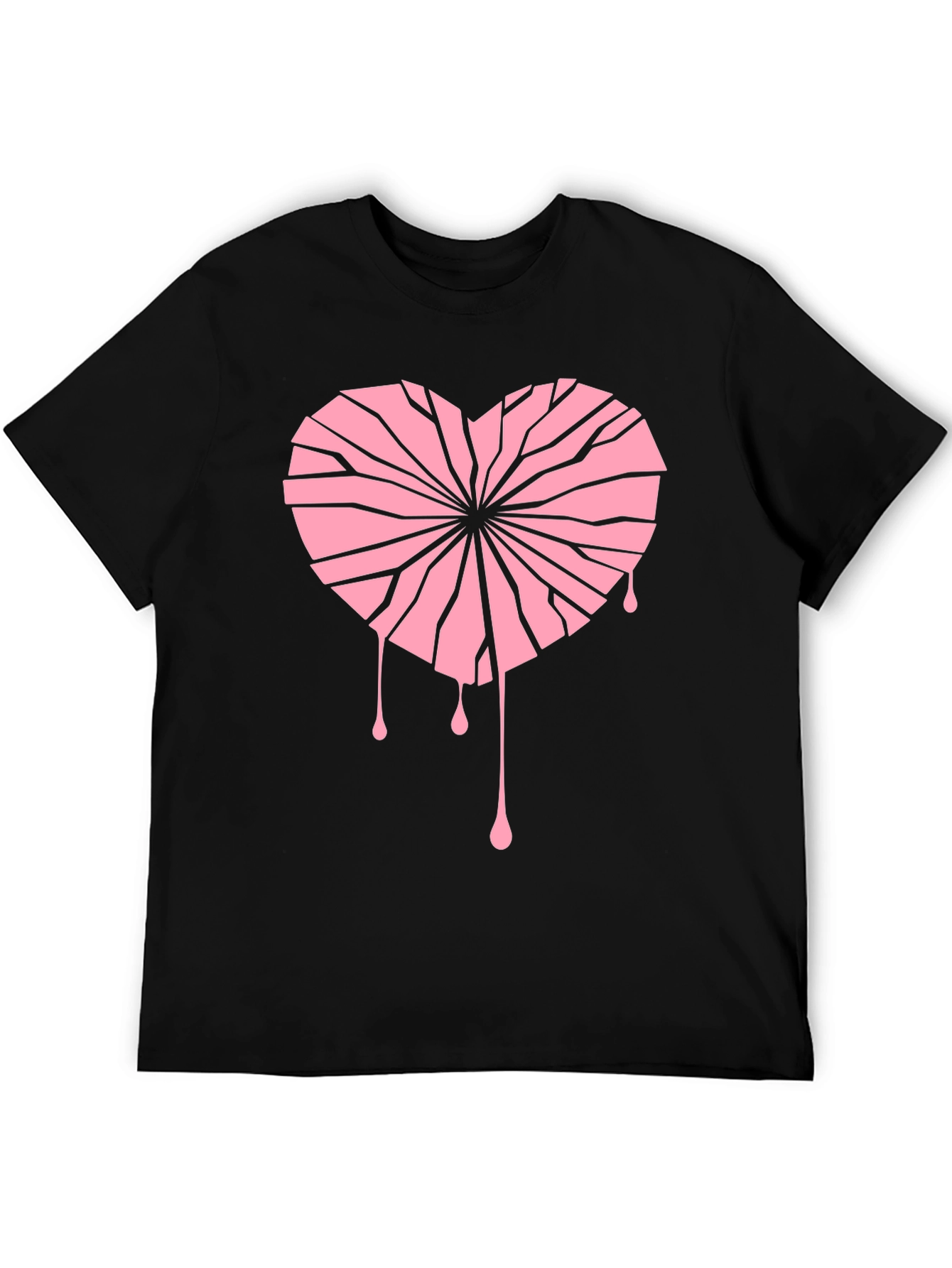 Broken Heart Graphic Tee - Unique Design