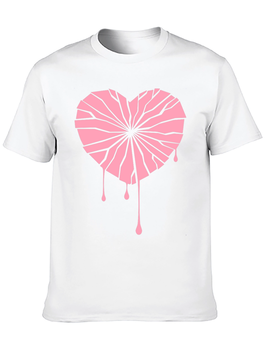 Broken Heart Graphic Tee - Unique Design