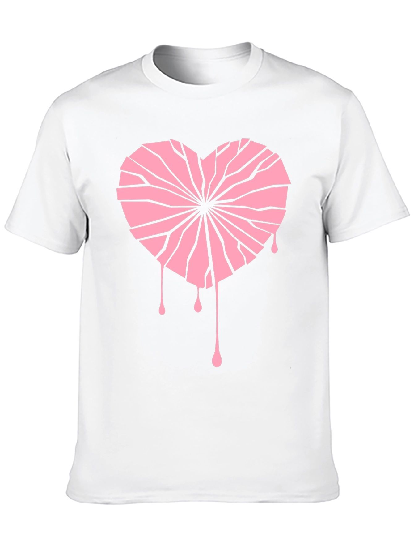 Broken Heart Graphic Tee - Unique Design