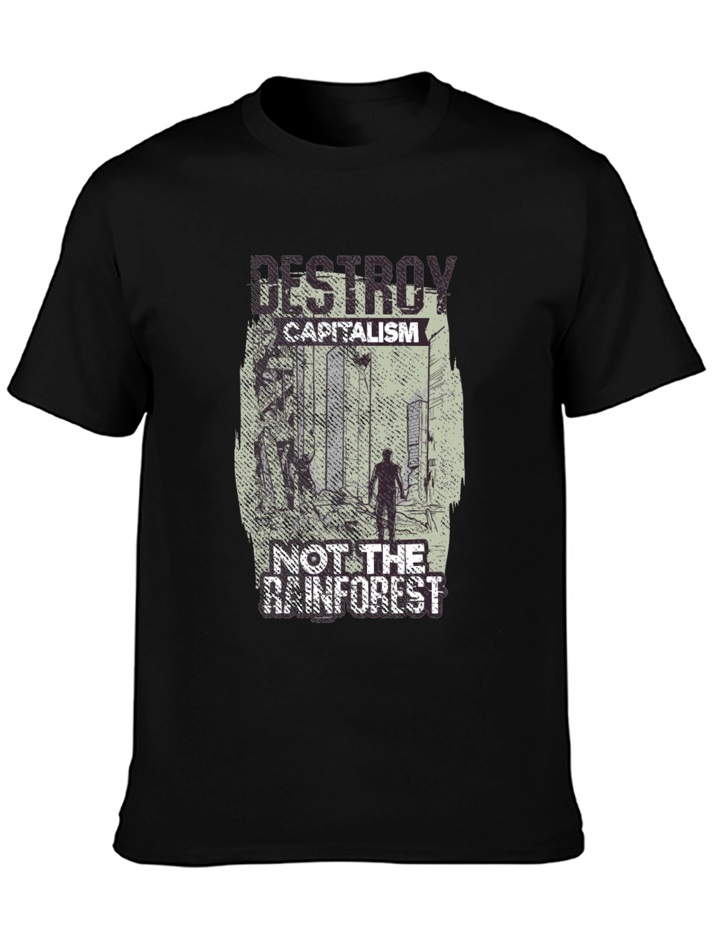 Destroy Capitalism Not the Rainforest T-Shirt