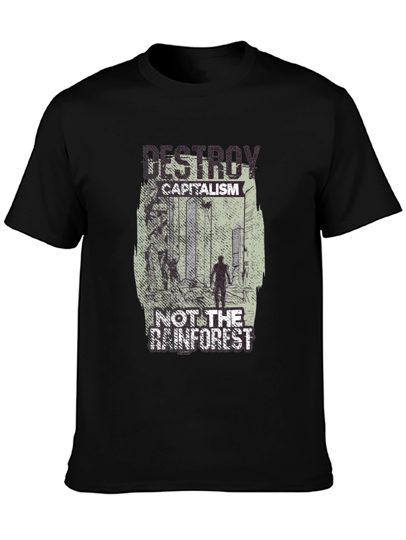Destroy Capitalism Not the Rainforest T-Shirt