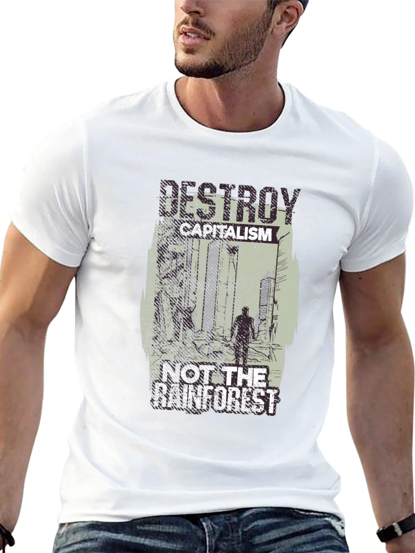 Destroy Capitalism Not the Rainforest T-Shirt