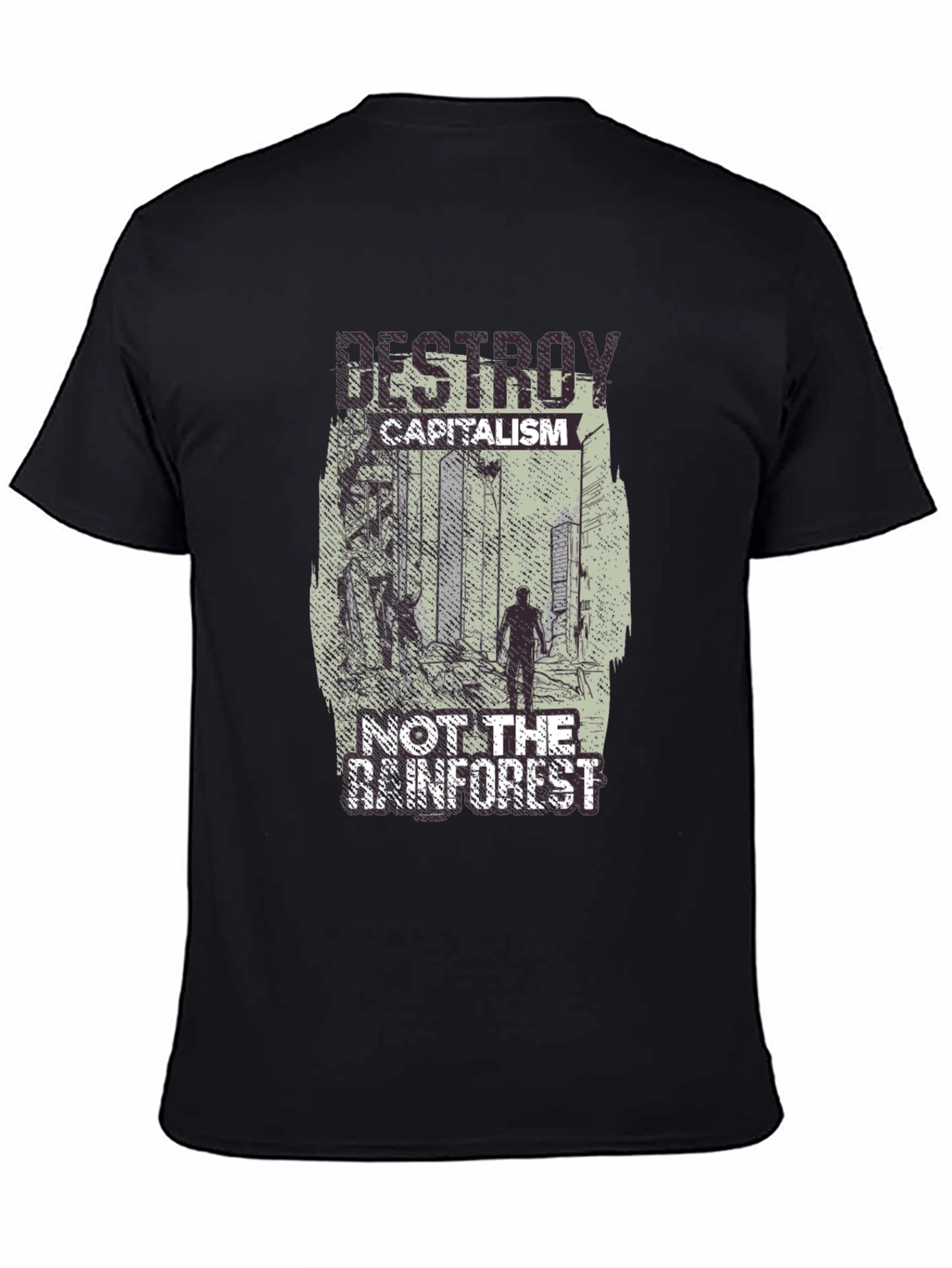 Destroy Capitalism Not the Rainforest T-Shirt