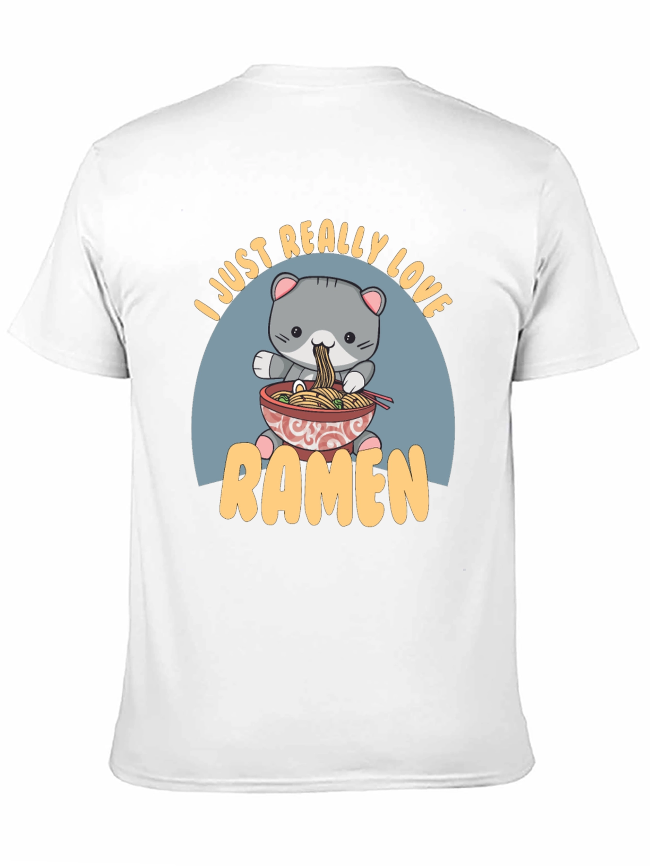 Cute Ramen Cat T-Shirt