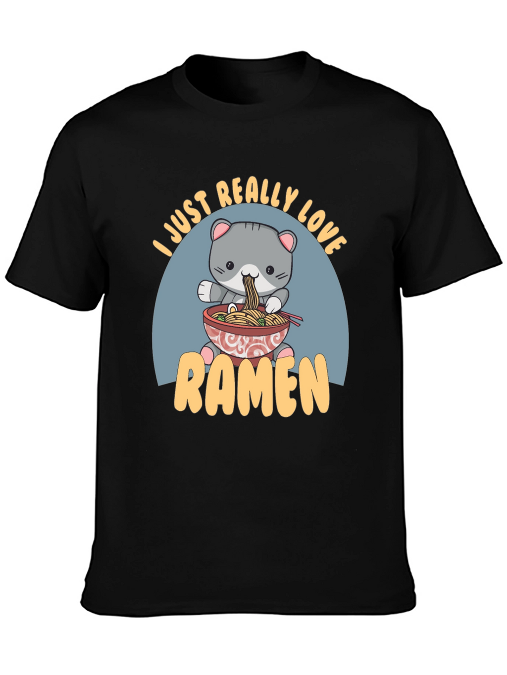 Cute Ramen Cat T-Shirt