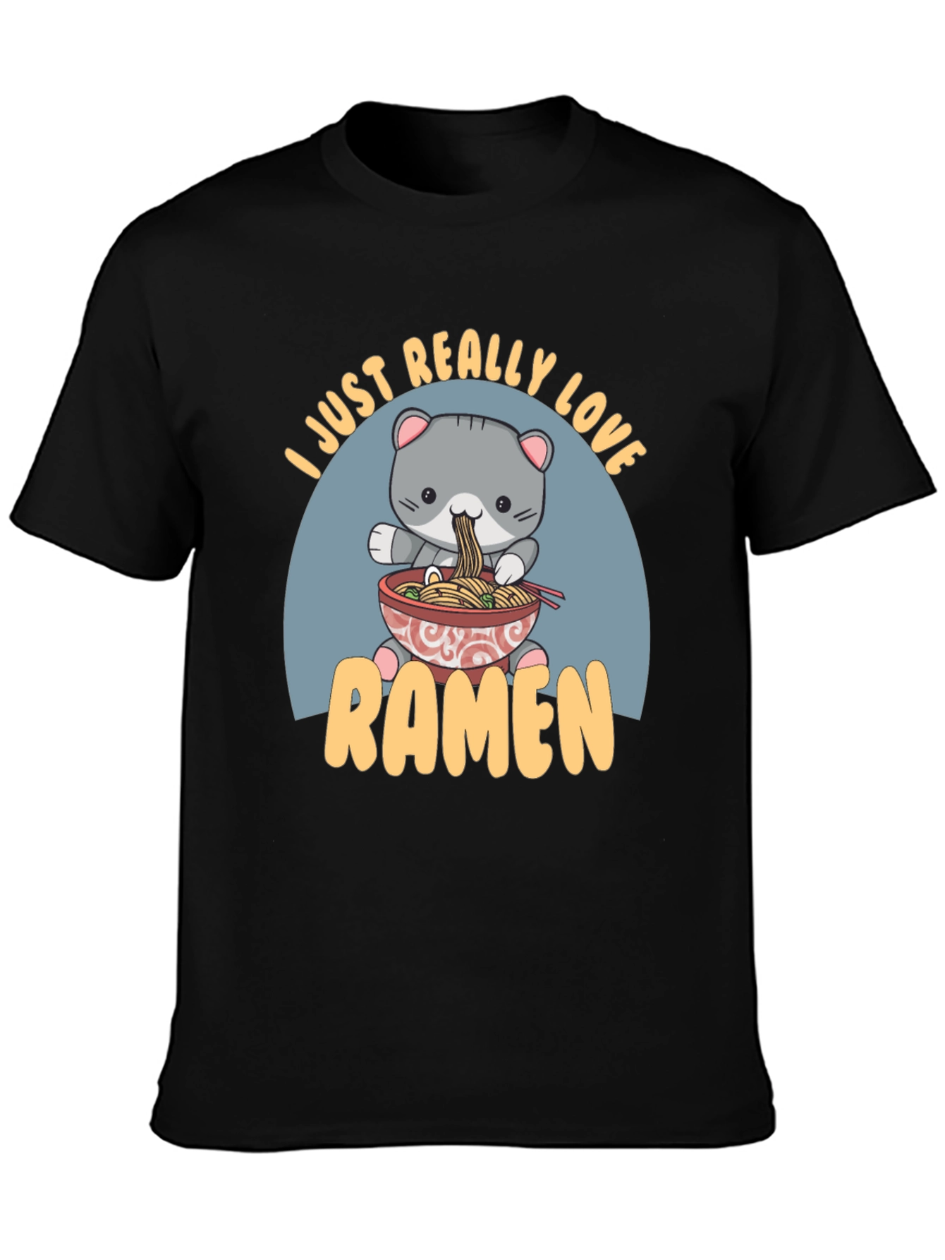 Cute Ramen Cat T-Shirt