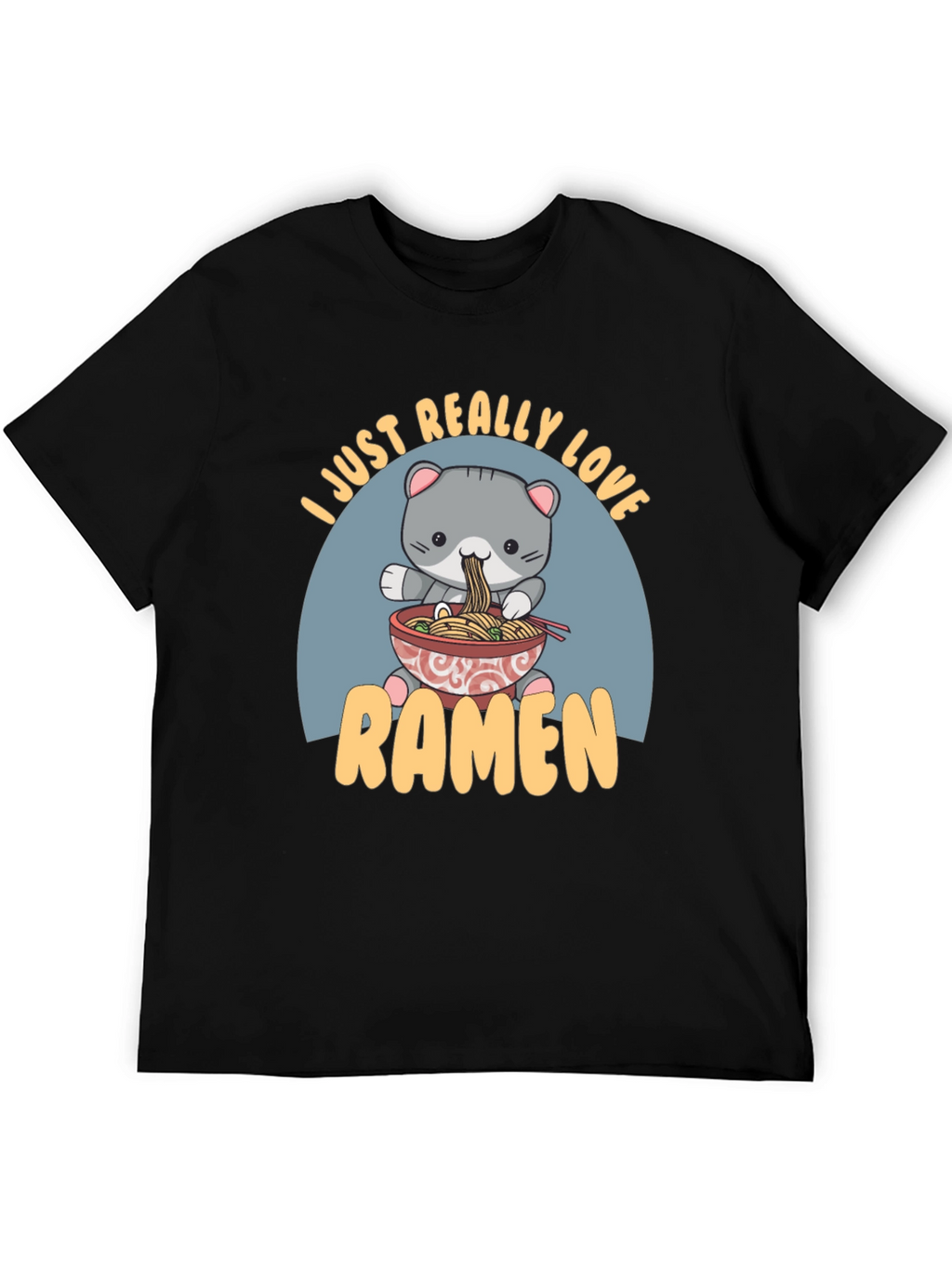 Cute Ramen Cat T-Shirt