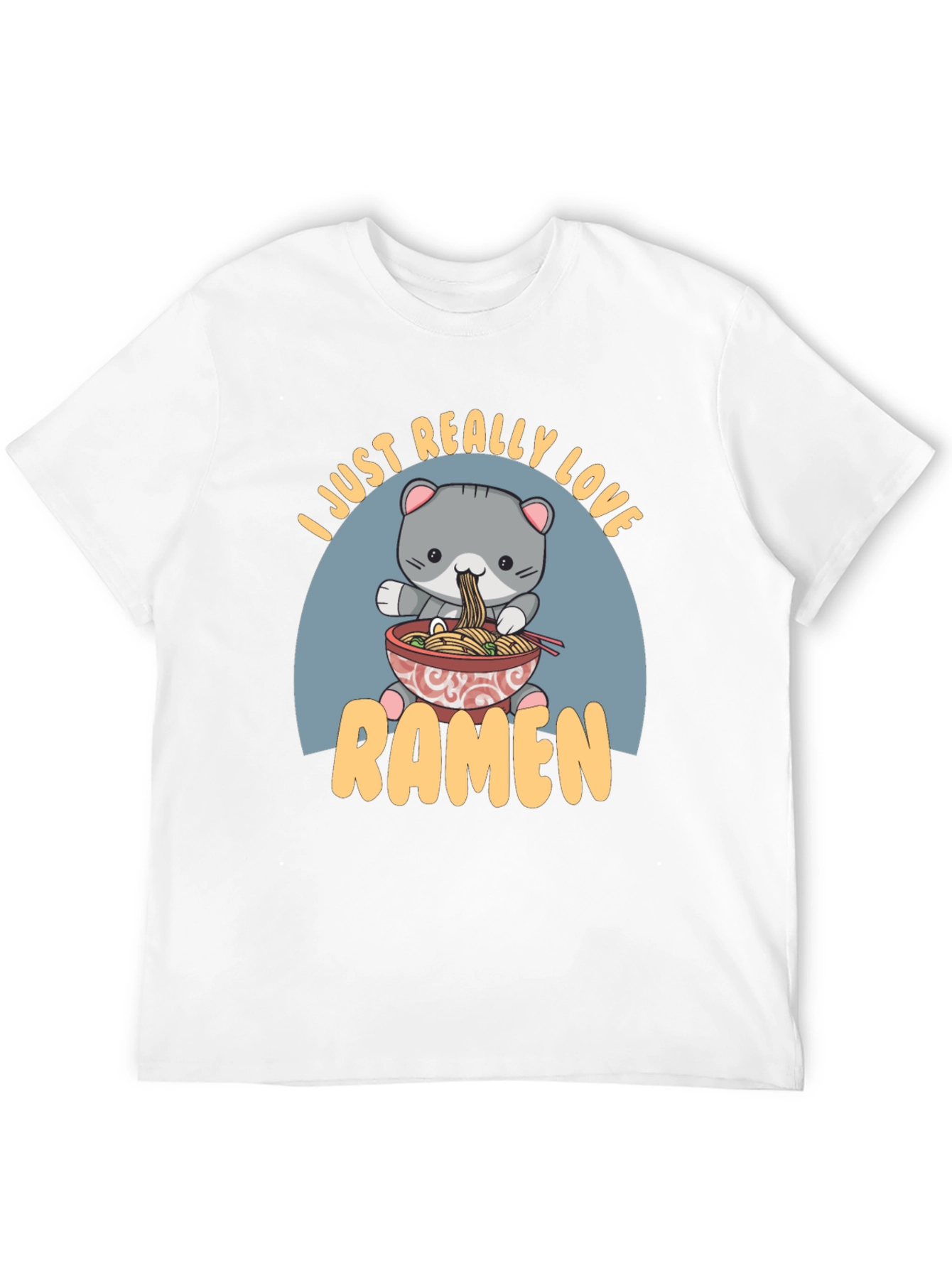 Cute Ramen Cat T-Shirt