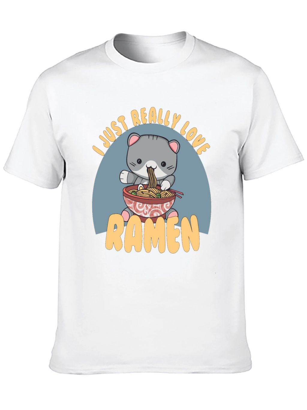 Cute Ramen Cat T-Shirt