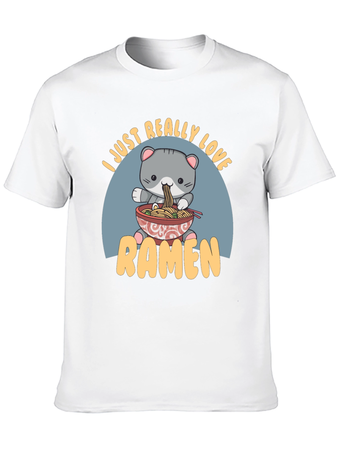 Cute Ramen Cat T-Shirt