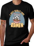 Cute Ramen Cat T-Shirt