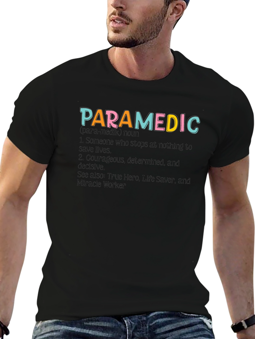 Paramedic Definition Graphic Tee - Heroic Profession Apparel