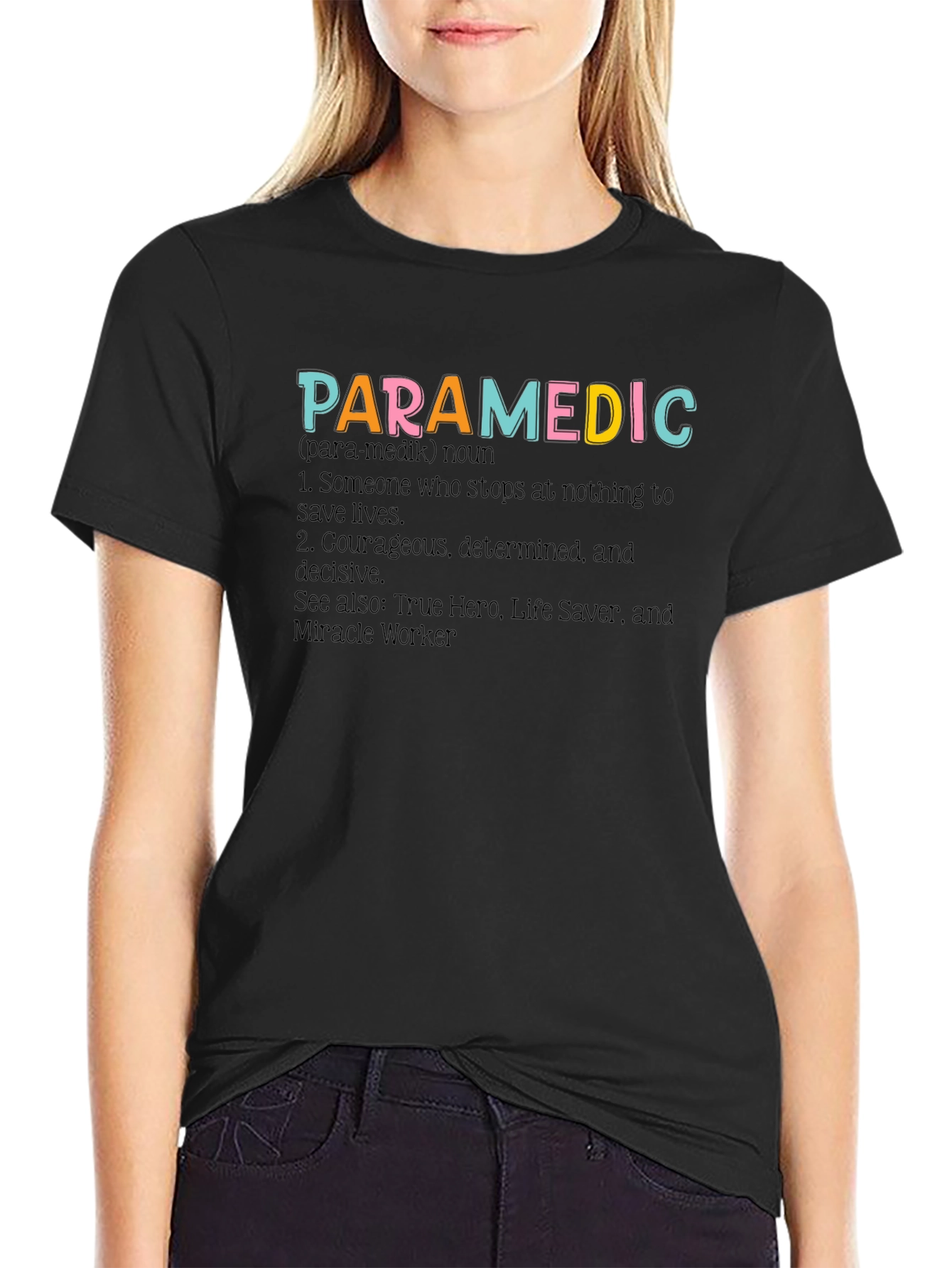 Paramedic Definition Graphic Tee - Heroic Profession Apparel
