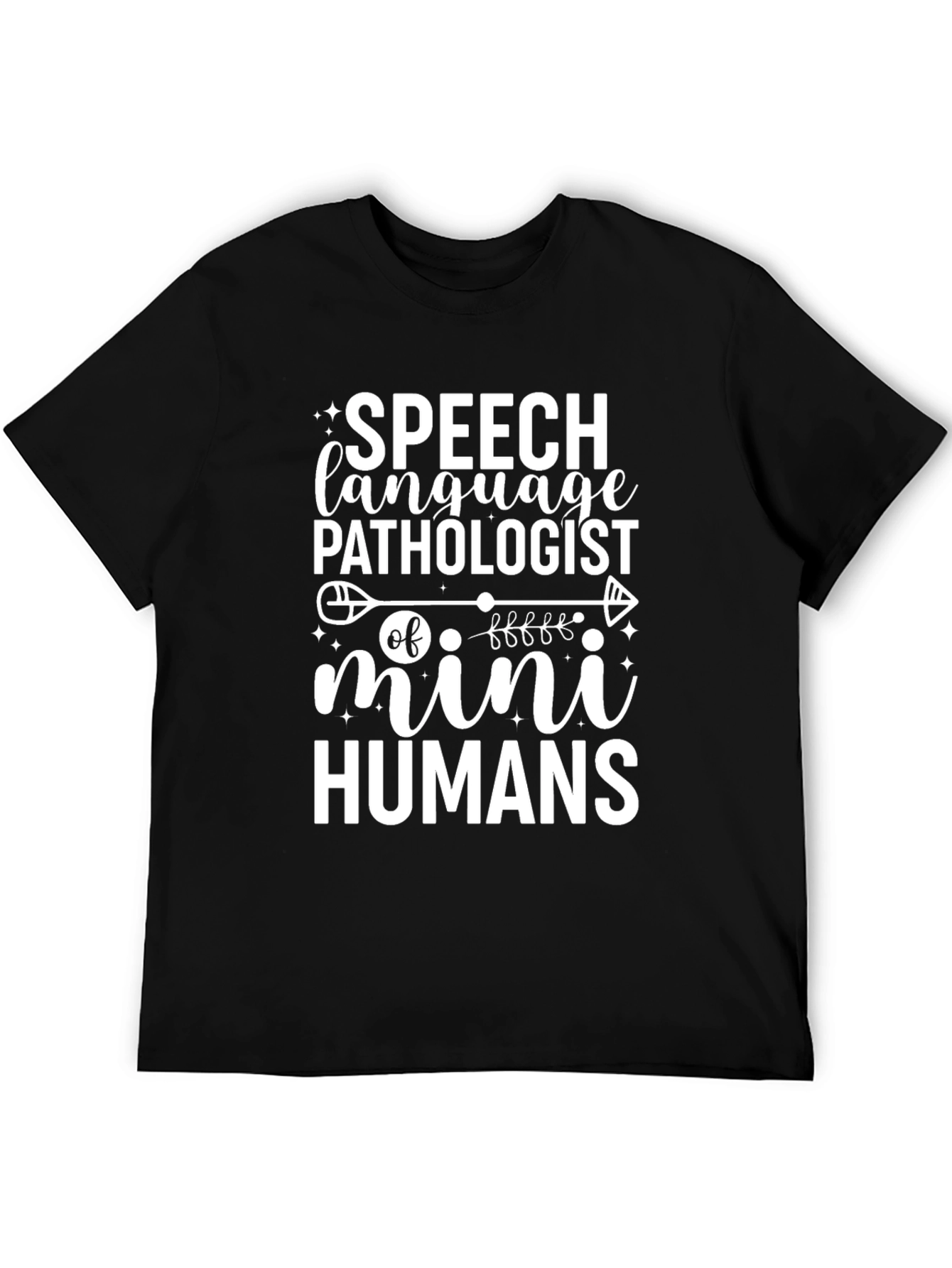 Speech Language Pathologist T-Shirt Mini Humans Funny Gift