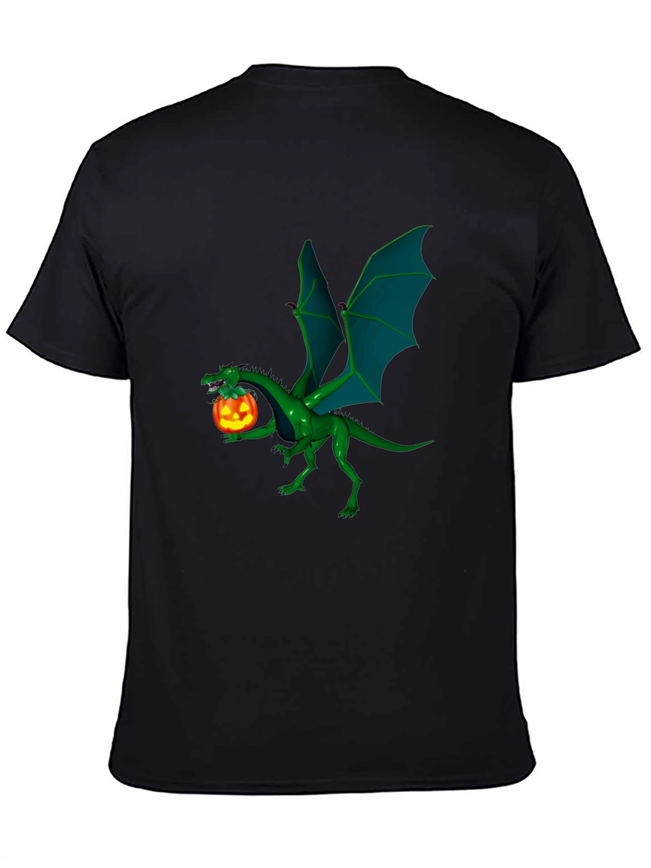 Dragon and Pumpkin T-Shirt - Halloween Style!