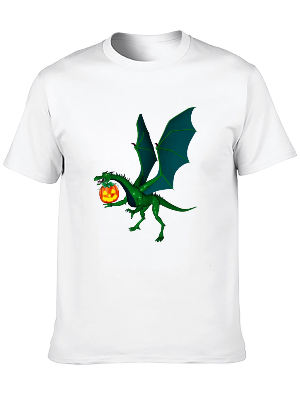 Dragon and Pumpkin T-Shirt - Halloween Style!