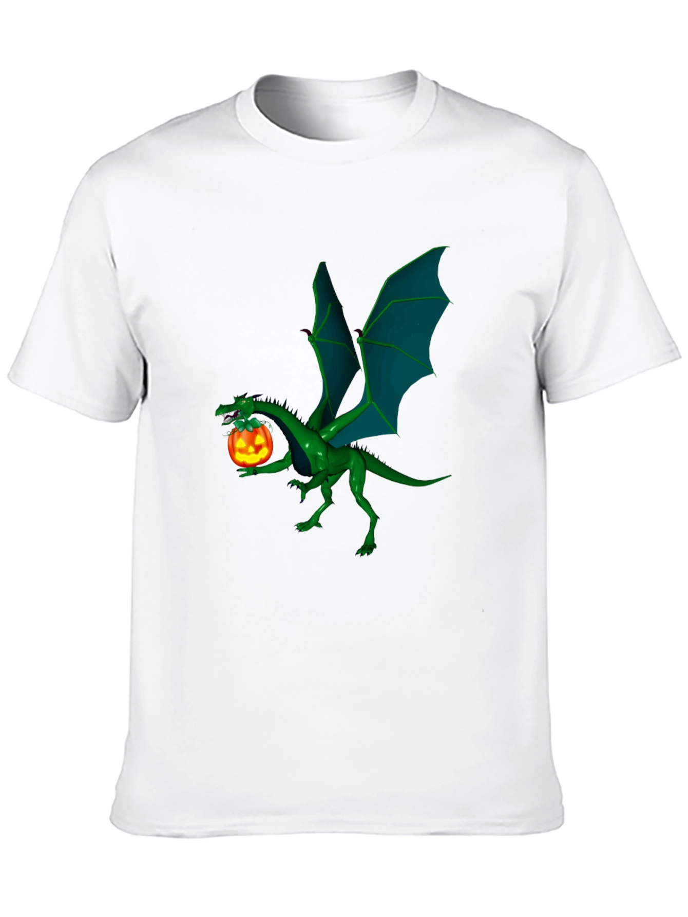 Dragon and Pumpkin T-Shirt - Halloween Style!
