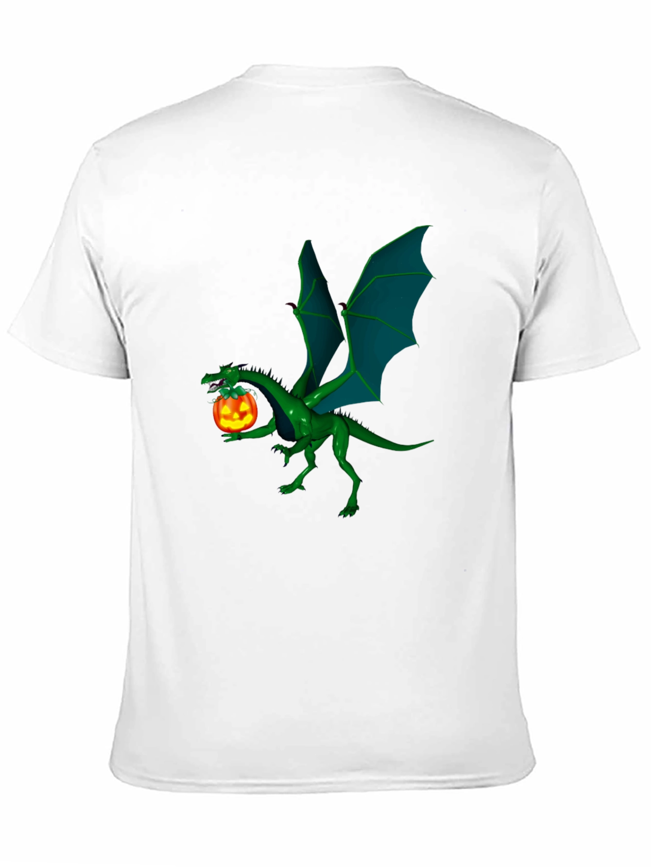 Dragon and Pumpkin T-Shirt - Halloween Style!