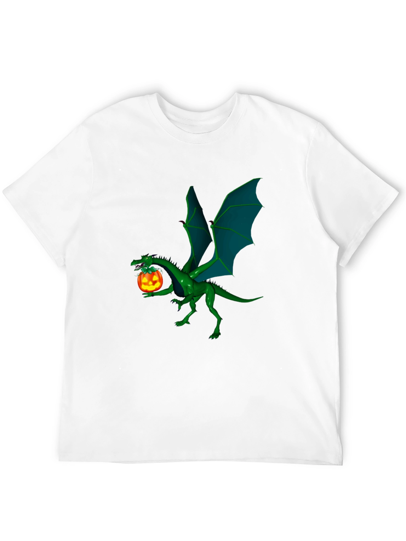 Dragon and Pumpkin T-Shirt - Halloween Style!