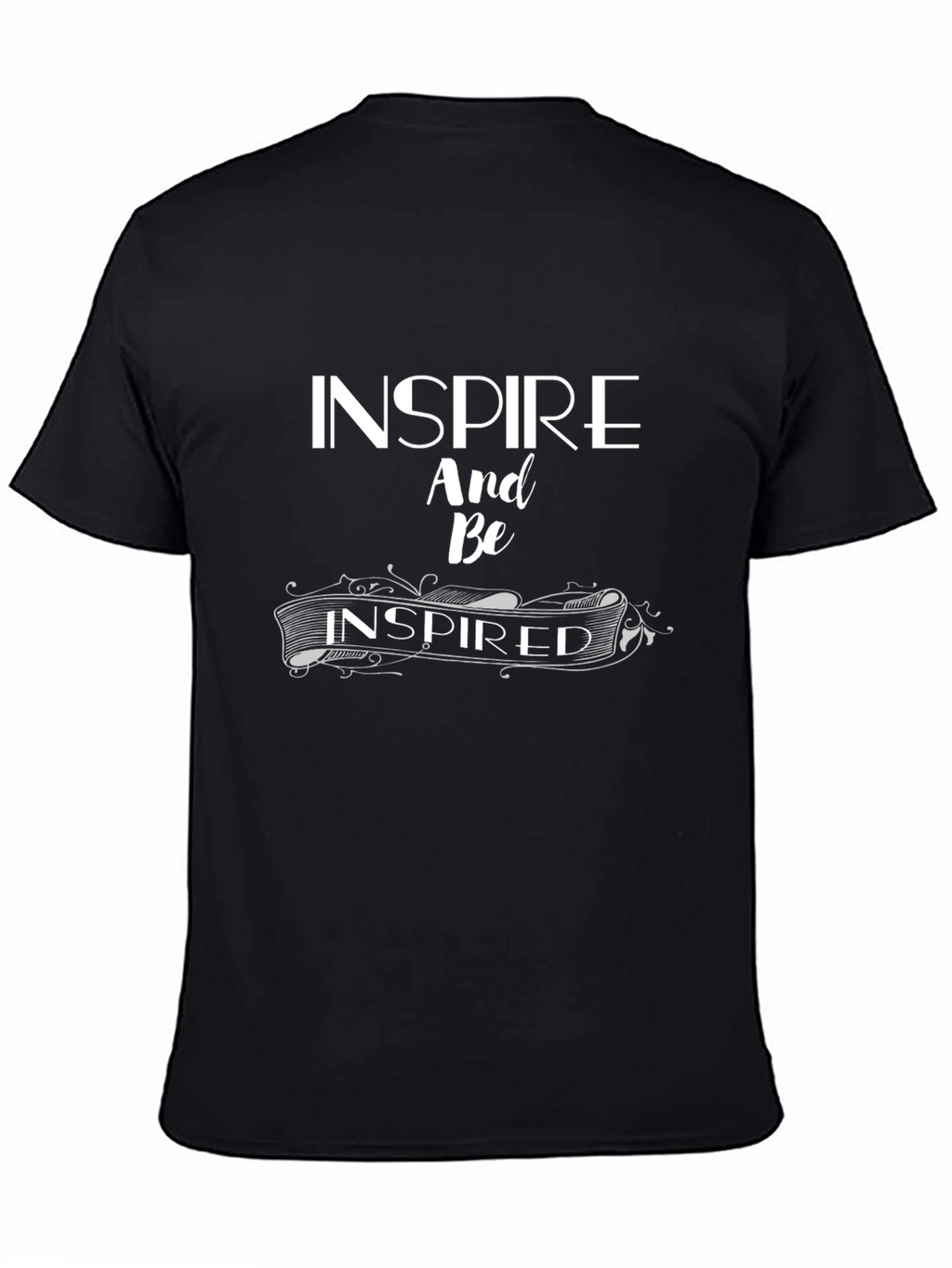 Inspire And Be Inspired Graphic Tee - Black