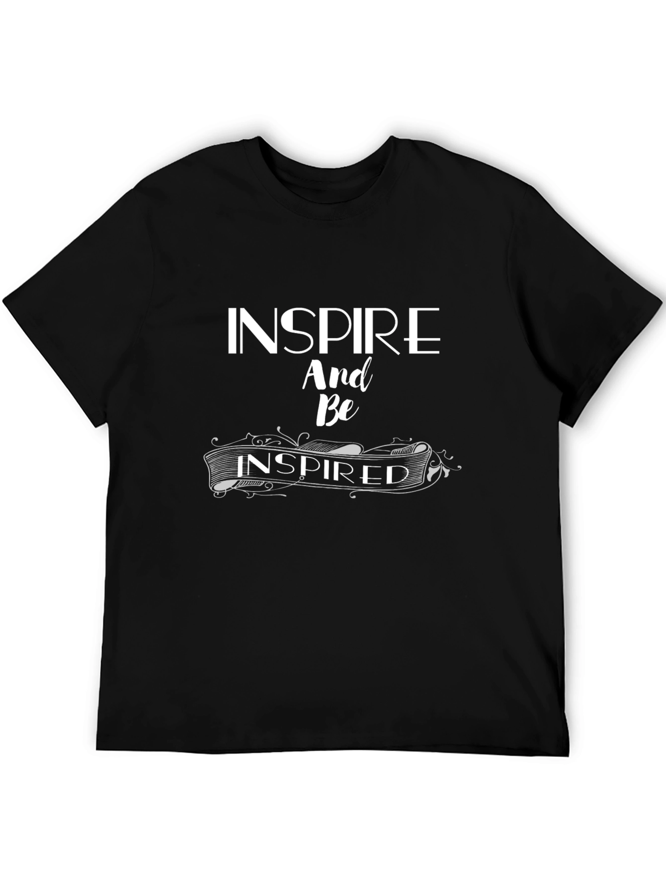 Inspire And Be Inspired Graphic Tee - Black