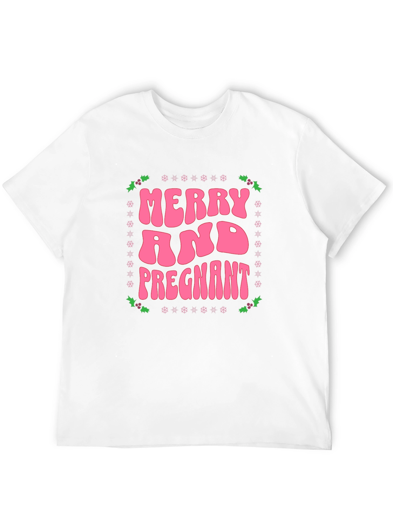 Merry and Pregnant Graphic Tee