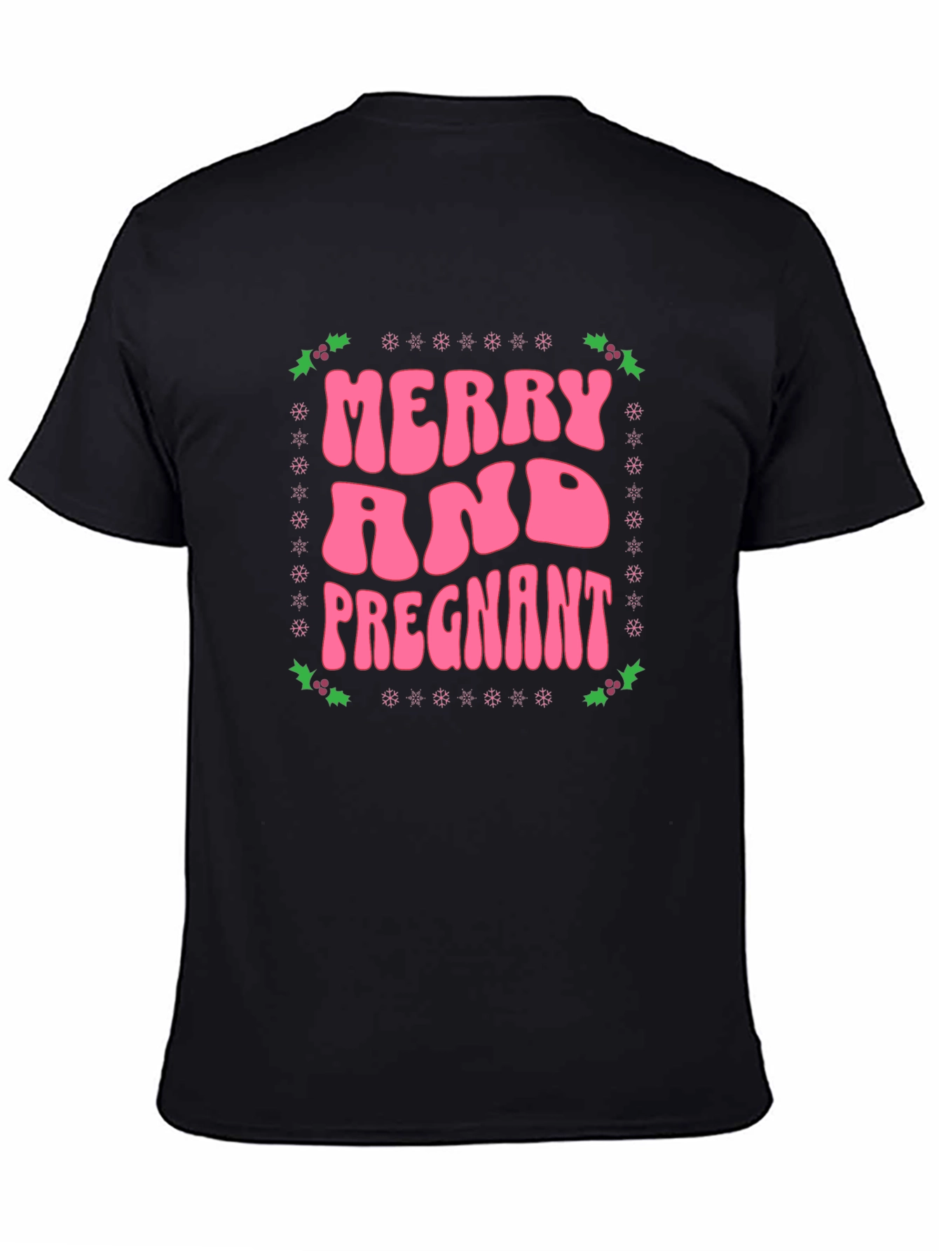 Merry and Pregnant Graphic Tee