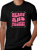 Merry and Pregnant Graphic Tee
