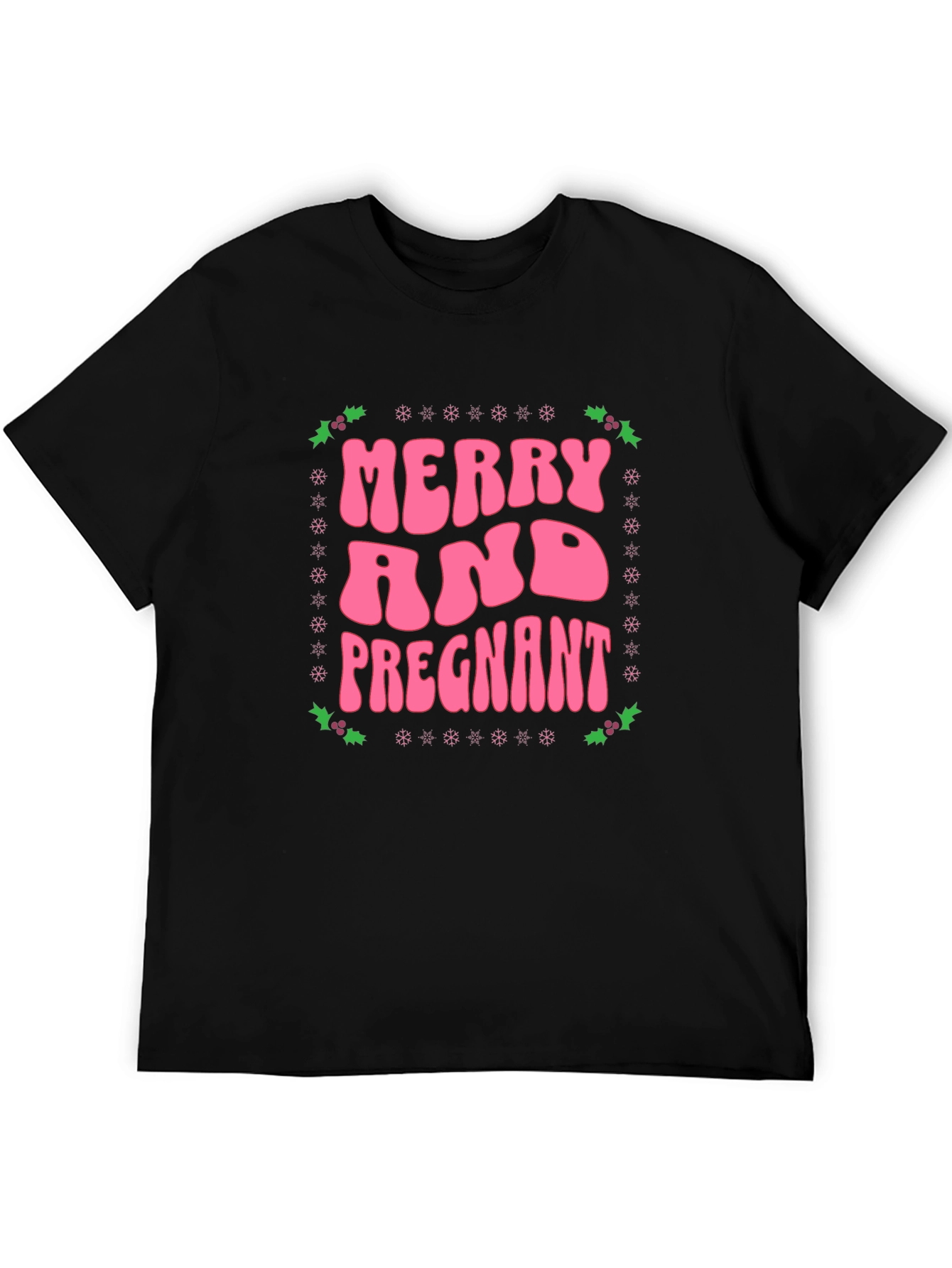 Merry and Pregnant Graphic Tee