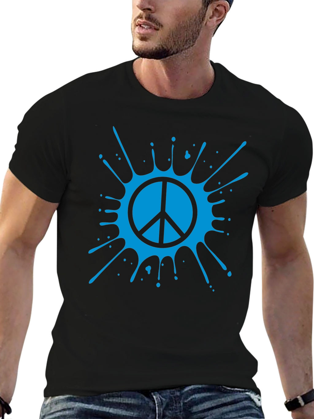 Peace Sign Splash T-Shirt